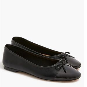 NWT jcrew cap toe ballet flats